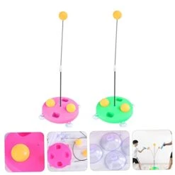 Sosoport 4 Pcs Trainer Kids Educational Toys Sports Toys Childrens Toys Pong Trainer Table Tennis Training Robot - Pong Training Toys Indoor Table Tennis Game Training Racket Suction Cup -BEYBLADE Sale Store 310xXudbibL