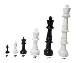 MegaChess Giant Oversized Premium Chess Pieces Complete Set With 37 Inch Tall King - Black And White -BEYBLADE Sale Store 313AjefKZjL
