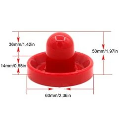 Air Hockey Set Table Plastic Pushers And Pucks Entertaining Lightweight Wear-Resistant Game Toy Arcade Goalies Accessories, Red -BEYBLADE Sale Store 313jW08jw4L
