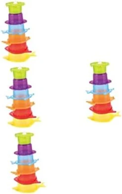 Toyvian 4 Sets Children Toddler Toy Cups Sand Baby Cartoon Bathing Educational Plaything Cup Bath Stacking Kids Lovely Bathtub Beach Intelligent -BEYBLADE Sale Store 316NEJEWqAL. AC