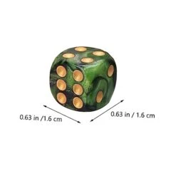 Polyhedral Dice 25pcs 6 Acrylic Dice Role Playing Dice Bulk Dice D20 Dice Green Dice For Women Dice Table Dice Black D6 Desktop Game Props Bulk Dice Table Game Party Dice -BEYBLADE Sale Store 3178TvcxFdL