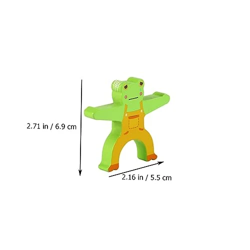 Ibasenice Kidcraft Playset 1 Set Balance Blocks Kids Wooden Toys Desktop Toys Stacking Toys Wood Toy Wood Balance Toy Stacking Games To Stack Child Blush Frog Toy Stacking Toy Toys For Kids 5 Ibasenice Kidcraft Playset 1 Set Balance Blocks Kids Wooden Toys Desktop Toys Stacking Toys Wood Toy Wood Balance Toy Stacking Games To Stack Child Blush Frog Toy Stacking Toy Toys For Kids - Image 3