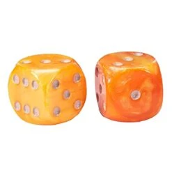 Gate Keeper Games Rolling Realms Premium Dice Set - Pair Of 35mm Epic Dice, Gate Keeper Games, Jumbo Resin D6s For Use With Stonemaier Games' Rolling Realms, Tabletop Roleplaying, Game Accessory