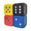 Macro Giant 6 Inch PU Foam Jumbo Big Playing Dice, Set Of 4, Basic Color, Math Teaching, Teaching Aids, Board Games, Kid Toy -BEYBLADE Sale Store 31PyBhjGBBL