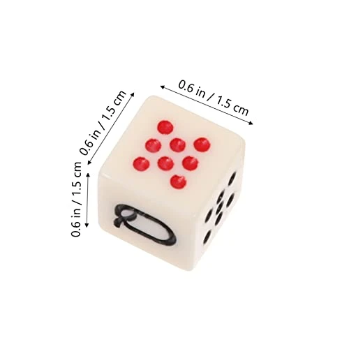 Alasum Liars Poker 45 Pcs Poker Dice Liars Dice Portable Dice And Chips Set Liars Dice Prop Birthday Party Games Acrylic Chipset Dice Game Alphabet Toys 8 Alasum Liars Poker 45 Pcs Poker Dice Liars Dice Portable Dice And Chips Set Liars Dice Prop Birthday Party Games Acrylic Chipset Dice Game Alphabet Toys - Image 6