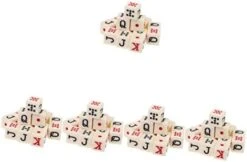 Portable Chess Board Liars Poker 75 Pcs Poker Dice Liars Dice Party Supplies Game Dice Props Funny Game Chips Acrylic Gift Dice Props Alphabet Toys Spanish Poker Dice -BEYBLADE Sale Store 31bBs4youL. AC