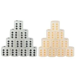 Ibasenice Rpg Dice 60 Pcs Board Rpg Multi-sided Math D Role- Small Dark Table Favors Interesting Theme Casino Teaching Sided Creative Dices Activity For Props Games Late Playing Transparent Metal Dice -BEYBLADE Sale Store 31h5d6WQLtL