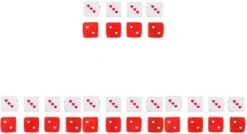 Jojofuny 48pcs Plaything Funny Game Borad Christmas Carnival Novel Teaching Unique Activity Toys Pub Chic Dices Table Casino Red Playing Dice And Lovely Classroom Gaming Math Games Club -BEYBLADE Sale Store 31pUVoOpLL. AC