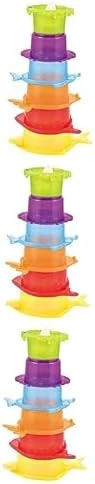 Totority 5 Sets Intelligent Toddler Bathing Cups Beach Educational Bathtub Sand Cartoon Stacking Kids Children Cup Baby Bath Plaything Toy Lovely 11 Totority 5 Sets Intelligent Toddler Bathing Cups Beach Educational Bathtub Sand Cartoon Stacking Kids Children Cup Baby Bath Plaything Toy Lovely - Image 9