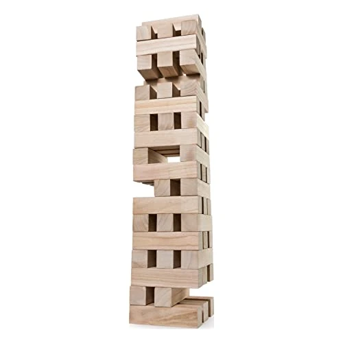 Spin Master Games Giant Jumbling Tower Party Game With 51 Wood Blocks, For Families And Kids Ages 6 And Up, Multicolor, (6058969) 9 Spin Master Games Giant Jumbling Tower Party Game With 51 Wood Blocks, For Families And Kids Ages 6 And Up, Multicolor, (6058969) - Image 7