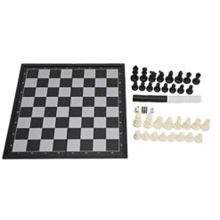 24.7x24.8 Foldable Checker Backgammon Board Game Set,plplaaoo 3 In 1 Magnetic Chess Board Set, Wooden Chess Board, Jaeraph Chess Sets, Educational Toys For Kids And Adults