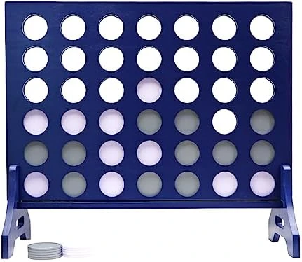 Tailgating Pros Premium Navy Giant Four In A Row With Carrying Case - Jumbo Oversized Outdoor Yard Game - Connect Multiple Pucks In A Row To Win - Many Puck Colors Available! 12 Tailgating Pros Premium Navy Giant Four In A Row With Carrying Case - Jumbo Oversized Outdoor Yard Game - Connect Multiple Pucks In A Row To Win - Many Puck Colors Available! - Image 10