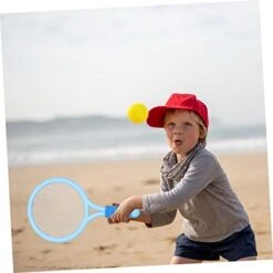 Kisangel 2 Sets Sport Tennis Toy Educational Toys Kids Sports Toys Beach Tennis Racket Outdoor Game Children Badminton Racket Badminton Racket Sports Toy Outdoor Children Badminton Toys -BEYBLADE Sale Store 413U2DylLyL