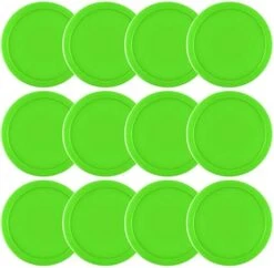 Coopay 12 Pieces Home Air Hockey Pucks 2.5 Inch Heavy Replacement Pucks For Game Tables Equipment Accessories, 12 Grams -BEYBLADE Sale Store 414aV Lm5xL. AC