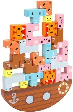 New Tetra Tower Balance Stacking Blocks Game, Educational Stacking Balancing Games, Team Building Blocks Toy For Aged 3+ Kids, Family, Parties, Travel (Sea Animal) -BEYBLADE Sale Store 41573TtWKiL. AC