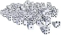 MR CHIPS D6 Standard 16 Mm Opaque Dice With Pip Dots - 100 Pack - Red -BEYBLADE Sale Store 415BkuruMaS. AC