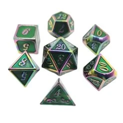 Dsxnklnd 7 Pcs/Set Metal Solid Aluminum Dices Set Number Vintage Dial Desktop Table Board Game Accessories Toy -BEYBLADE Sale Store 416Qh4AJrOL