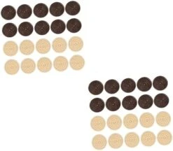 Abaodam 384 Pcs Chess Accessories Flying Toy Vintage Toys Woody Toy Round Backgammon Chess Board Game Table Chips Toe Game Chess Backgammon Chess Chessman Toy Backgammon Round Chessman -BEYBLADE Sale Store 418Cm13iKHL. AC