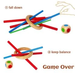 Keep It Steady Fun Family Games For Kids And Adults - Balance & Patience Training - Wooden Stick Toys For Creative Kids Games -BEYBLADE Sale Store 419S4nxQNOL