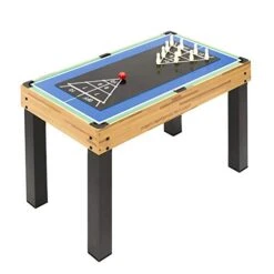 PL Ociotrends Devessport 12-in-1 Multi-Game - Football, Billiard, Push Hockey, Ice Hockey, Ping-Pong, Poker, Dice, Chess, Rings, Horseshoe, Bowling, Includes Leveler - Measurements: 124 X 61 X 81 Cm -BEYBLADE Sale Store 41BCuqtu8ML