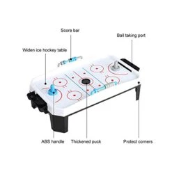 Mini Arcade Air Hockey Table- A Toy For Girls And Boys Two Player Arcade Air Hockey Ice Hockey Floating Ice Hockey Machine Table Game For Kids Adults -BEYBLADE Sale Store 41By3nmnDcL