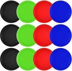 Coopay 12 Pieces Home Air Hockey Pucks 2.5 Inch Heavy Replacement Pucks For Game Tables Equipment Accessories, 12 Grams -BEYBLADE Sale Store 41CK74mTavL. AC