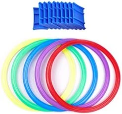 Children's Soft Hopscotch Circle, 5 Circles 5 Buckle Floor Play Toys, Can Be Assembled At Will (Color : 5pcs, Size : 28cm) -BEYBLADE Sale Store 41CTg3mEyPL. AC 1