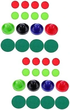 Unomor 2 Sets Color Battle Air Child And Toy Chess Checker Puck Hover Winner Parts Goal Pucks Mixed Pushers For Fast Desktop Game Size Table Board Parent- Lints Sports -BEYBLADE Sale Store 41Dbq jH47L. AC