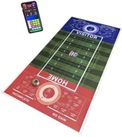 Fozzy Football Small Vinyl Mat 13.5" X 26" Base Set | An Indoor Outdoor Tabletop Football Board Game (Multicolor) -BEYBLADE Sale Store 41DwUkyJMcL. AC 1