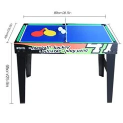 IFOYO 4 In 1 Multi Game Table For Kids, Soccer Foosball Table, Air Hockey Table, Pool Table, Table Tennis Table -BEYBLADE Sale Store 41Er88IQfvL