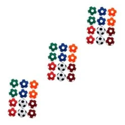 Garneck 32 Pcs Table Soccer Mini Soccer Ball Mini Accessories Tabletop Accessories Table Football Mini Replacement Football Mini Plastic Football Foosball Accessories Foosball Football Toy
