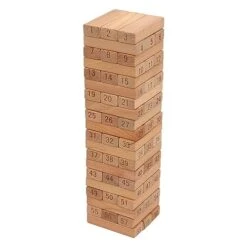 Stacking Tower Game, Durable Educational Beechwood Burr Free 60Pcs Wooden Tower Game Widely Used For Party Games -BEYBLADE Sale Store 41GCxu8an9L