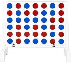 Play Platoon Giant Wooden 4 In A Row Game - Drop Four Connect Board Game Outdoor Game With Coins, Case And Rules -BEYBLADE Sale Store 41GJ 4vROL. AC