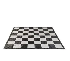 MegaChess Large Chess Game Mat - Nylon - Large Size - Compatable With The 12 Inch And 16 Inch Large Chess Sets And The 4 Inch Large Checkers