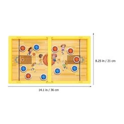 Soccer Gifts Fast Sling Puck Game Plastic Sling Football Shot Board Game Large Table Interaction Speed Track Toy For Party Home Family Parents-Child Boys Girls Adult Yellow -BEYBLADE Sale Store 41GdNyz300L