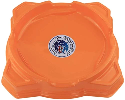 Aimoly Bey Stadium Battle Arena For Beyblade Burst Battling Tops Game (Orange) 3 Aimoly Bey Stadium Battle Arena For Beyblade Burst Battling Tops Game (Orange)