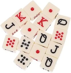 Portable Chess Board Liars Poker 75 Pcs Poker Dice Liars Dice Party Supplies Game Dice Props Funny Game Chips Acrylic Gift Dice Props Alphabet Toys Spanish Poker Dice -BEYBLADE Sale Store 41JMowFFvRL. AC