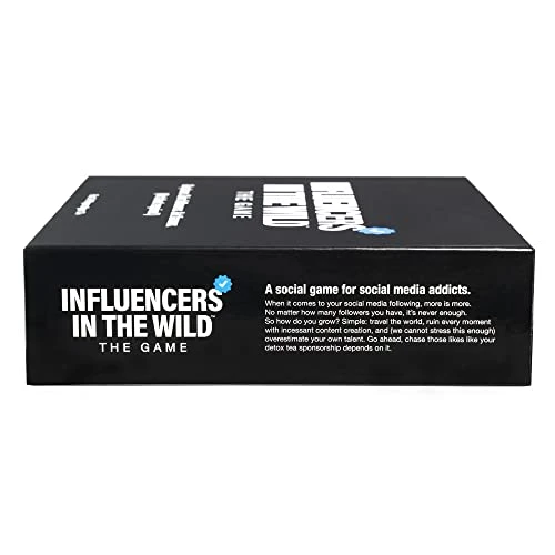 Influencers In The Wild Board Game - 2-6 Players - Built By Tank Sinatra & Tank's Good News - Social Media Board Games For Adults, Social Media Merchandise Card Games For Adults 4 Influencers In The Wild Board Game - 2-6 Players - Built By Tank Sinatra & Tank's Good News - Social Media Board Games For Adults, Social Media Merchandise Card Games For Adults - Image 2