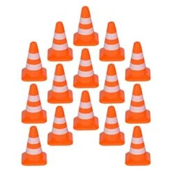 Ibasenice Kids Toys 84pcs Reflective The Girls Kid Educational Roadblock Red Teaching Street Simulation Boys Favors Child Supplies Ornaments Accessories Cones- For Traffic Training Miniature Toys -BEYBLADE Sale Store 41NCpocG2oL