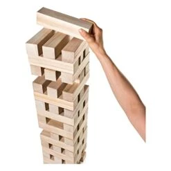 Spin Master Games Giant Jumbling Tower Party Game With 51 Wood Blocks, For Families And Kids Ages 6 And Up, Multicolor, (6058969) 14 Spin Master Games Giant Jumbling Tower Party Game With 51 Wood Blocks, For Families And Kids Ages 6 And Up, Multicolor, (6058969) -BEYBLADE Sale Store 41OmjroleLL