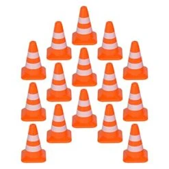 CANIGHT Toys 126pcs Soccer Cones Capture Practice Educational Flag Traffic Agility Roadblock Signs Reflective Day Simulation Training Prop Play Miniature Cones, Car Gadgets -BEYBLADE Sale Store 41RgQUBSwQL