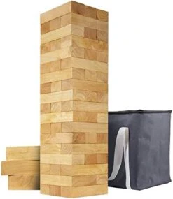 GoSports 5 Ft Giant Wooden Toppling Tower - Includes Bonus Rules With Gameboard - Choose Your Style -BEYBLADE Sale Store 41StoDbl7mL. AC