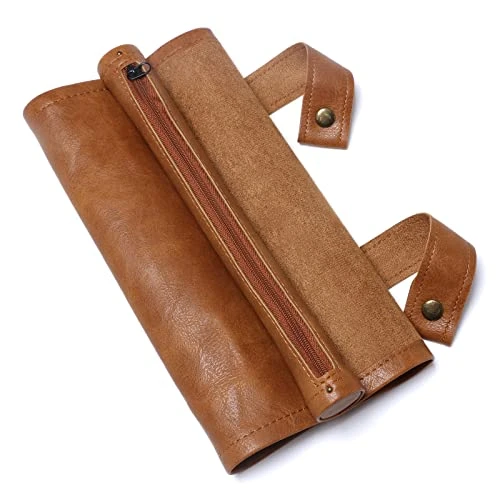 Dice Mat With Storage, 2 In 1 PVC Leather Dice Rolling Tray, Portable DND Dice Game Accessory, Brown 3 Dice Mat With Storage, 2 In 1 PVC Leather Dice Rolling Tray, Portable DND Dice Game Accessory, Brown