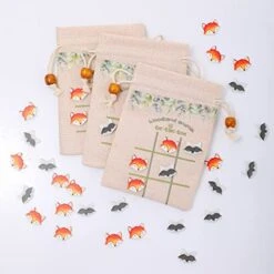 Sotiff 36 Pcs Tic Tac Toe Game Set With 360 Woodland Animal Game Pieces 36 Drawstring Bags 36 Thank You For Celebrating With Us Tag For Kids Party Wedding Baby Shower Birthday Classroom Crafts DIY -BEYBLADE Sale Store 41TDW759o7L