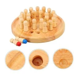 Alasum 1 Set Wooden Pattern Memory Chess Wooden Toys Wood Toys Toy For Kids Kidcraft Playset Memory Training Toy Memory Chess Game Toy Wooden Board Game Toy Girl Brain Teaser Baby -BEYBLADE Sale Store 41TEQEwd0wL