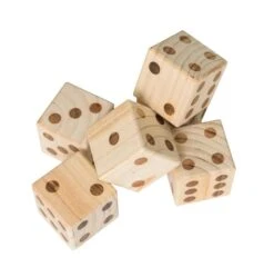 Bolaball Giant Dice Back Yard Games | Jumbo Outdoor Lawn Dice Set For Adults And Family With 6 Dice, 1 Large Carry Bag, And Instruction Sheet With Rules And Game Ideas | Play 20+ Games! -BEYBLADE Sale Store 41To5FVfavL