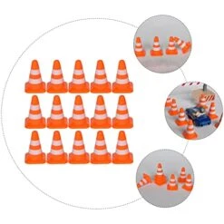 Ibasenice Kids Toys 84pcs Reflective The Girls Kid Educational Roadblock Red Teaching Street Simulation Boys Favors Child Supplies Ornaments Accessories Cones- For Traffic Training Miniature Toys -BEYBLADE Sale Store 41U54ZJteJL