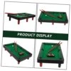 Alasum 1 Set Mini Table Billiards Kids Sports Toys Boys Sports Toys Kids Outdoor Playsets Toddler Sports Toys Outdoor Boy Toys Pool Table Toy Indoor Educational Toy Abs Child Green Small