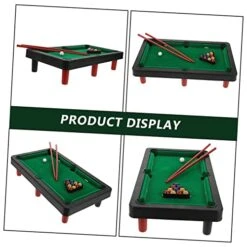 Alasum 1 Set Mini Table Billiards Kids Sports Toys Boys Sports Toys Kids Outdoor Playsets Toddler Sports Toys Outdoor Boy Toys Pool Table Toy Indoor Educational Toy Abs Child Green Small