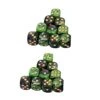 Polyhedral Dice 25pcs 6 Acrylic Dice Role Playing Dice Bulk Dice D20 Dice Green Dice For Women Dice Table Dice Black D6 Desktop Game Props Bulk Dice Table Game Party Dice -BEYBLADE Sale Store 41VZ97GAiPL